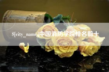 库尔勒中国消防学院排名前十