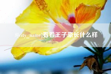 库尔勒看看王子豪长什么样