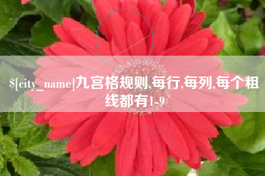库尔勒九宫格规则,每行,每列,每个粗线都有1-9