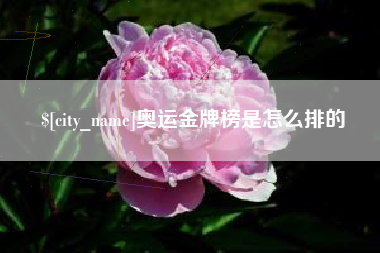 库尔勒奥运金牌榜是怎么排的