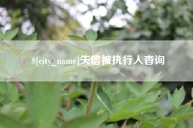 库尔勒失信被执行人杳询