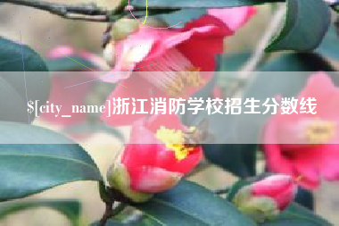 库尔勒浙江消防学校招生分数线