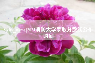 库尔勒2024消防大学录取分数线公布时间