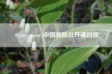 库尔勒中国消防公开课回放