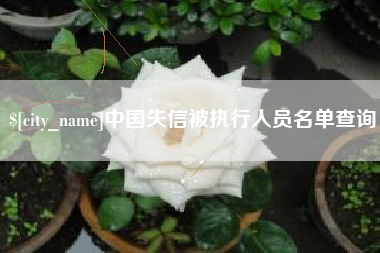库尔勒中国失信被执行人员名单查询