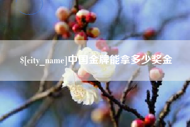 库尔勒中国金牌能拿多少奖金