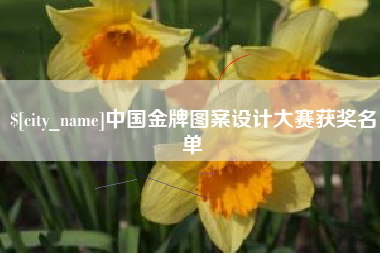 库尔勒中国金牌图案设计大赛获奖名单