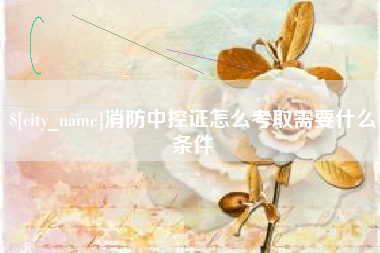 库尔勒消防中控证怎么考取需要什么条件