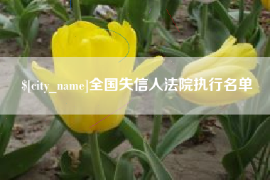 库尔勒全国失信人法院执行名单