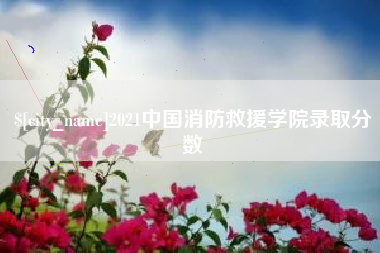 库尔勒2021中国消防救援学院录取分数