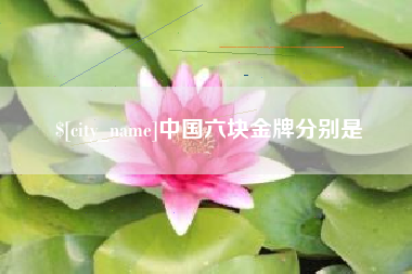 库尔勒中国六块金牌分别是