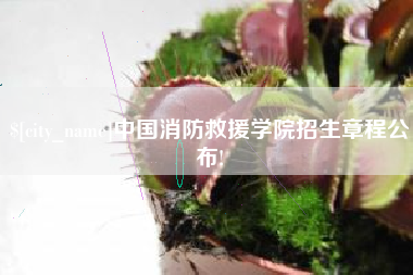 库尔勒中国消防救援学院招生章程公布!