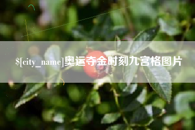 库尔勒奥运夺金时刻九宫格图片